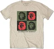 [CH� GUEVARA] Che Guevara T Shirt Blocks Portrait Cuban Revolution Official Mens Sand L