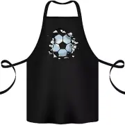 Football Smash Soccer Player Ball Cotton Apron 100% Organic