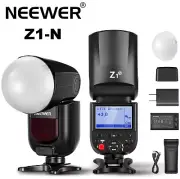 NEEWER Z1-N Z1N 2.4G TTL HSS Round Flash Speedlite with Dome Diffuser for Nikon