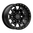 17X8.5 KMC KM718 SUMMIT 6X5.5 0MM SATIN BLACK