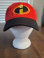 The Incredibles 2 Red/Black Youth Baseball Cap/Hat Disney Pixar-NWT