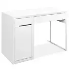 Artiss Metal Desk With Storage Cabinets - White