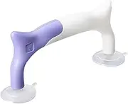UxicRuya Suction Cups, Ruler Handle, Quilting Ruler Handle, Multifunctional, Portable, Strong Adsorption, Ruler Holder for Tailor Ruler, Purple White