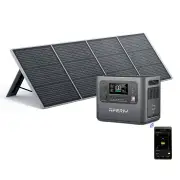 [EU Direct] Aferiy P210 2400W 2048Wh Portable Power Station Support APP +1* S200A1 200W Solar Panel, LiFePO4 Battery Dee