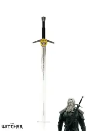 THE WITCHER - GERALT OF RIVIA'S STEEL SWORD NETFLIX VER (w WALL PLAQUE)