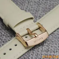 在飛比找Yahoo!奇摩拍賣優惠-阿西雜貨鋪適配FOSSIL錶帶20mm真皮手錶錶帶代用fs4