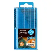 PG MINI 0.3-1.6mm HSS Drill Bit 20 Pack M.6100