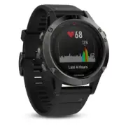 Garmin Fenix 5 Multisport GPS/GLONASS Premium Watch - Sapphire Glass - Black