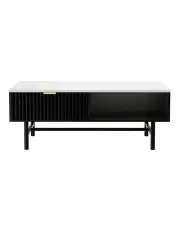 [Artiss] Coffee Table Drawer Storage Shelf in Black