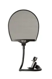 512 Pop Professional Microphone Pop Filter with Flexible Gooseneck Clamp
