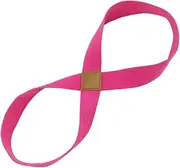 OHPHCALL Exercise Yoga Stretch Strap Unlimited Stretch Band for Fitness Mobility Flexibility Training for Gym Workouts Rosy Color