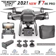 SJRC F7 4K PRO 5G WIFI 3KM FPV Drone GPS 4K HD Camera 3-Axis Gimbal Quadcopter