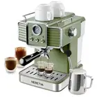 Coffee Machine 15 Bar Espresso Maker Milk Frother Steam Wand Cappuccino, Latte H