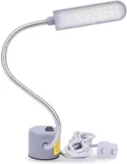LED Sewing Machine Light with Flexible Gooseneck and Magnetic Base, 6W