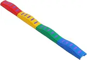 Generic Kids Balance Beams Coordination Motor Skills Nonslip Interactive Stepping Stone Game Multiple Obstacle Course for Training Toy Preschool, 4 Straight
