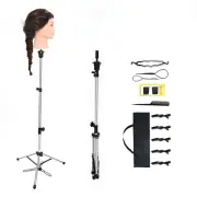 80-130CM Wig Stand Tripod Mannequin Head Stand Adjustable for Styling Making Wig