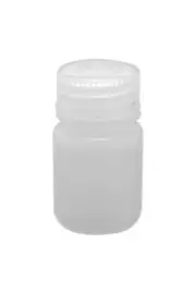 Eisco Labs 30ml Reagent Bottle, Wide Mouth with Screw Cap - HDPE
