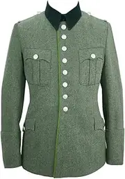 [militaryharbor] WW2 WWII German Heer M27 Officer Mountainer Wool Piped Service Tunic Jacket I