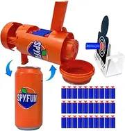 AGM MASTECH Transforming Soda Can Toy Gun - Shoots Soft Foam Darts, includes Shooting Target, Ideal for Boys and Girls, Perfect for Indoor and Outdoor Play