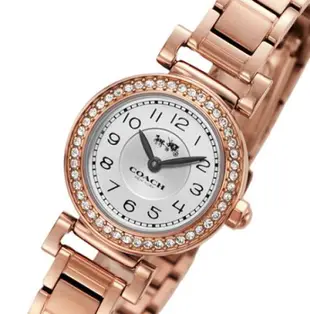 COACH 女錶 24mm 手錶 腕錶 晶鑽錶 14502405 鋼錶帶 女錶 手錶 腕錶 晶鑽錶 玫瑰金色(現貨)▶指定Outlet商品5折起☆現貨