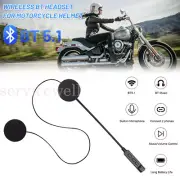 Motorcycle Helmet Headset Wireless Bluetooth 5.1 Headphone Speaker Rechargeable