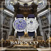 在飛比找蝦皮購物優惠-自動上鍊機械錶BOUTTE BAROCCO 拋光雕花錶盤<日