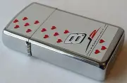 Zippo Lighter Slim Line Chrome Dale Earnhardt JR. #8 New In Box 2004 RARE