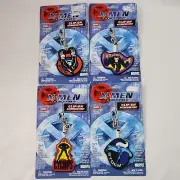Marvel X-Men The Movie Clip-On Keychains 2000 Series 1 Wolverine Storm Cyclops