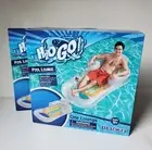 Lot of 2 Pool Lounge H20 Go Inflatable Swimming Float Cup Holder Backrest Water