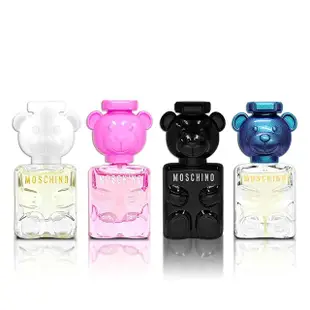 【MOSCHINO】TOY 2 熊芯未泯淡香精/ TOY BOY 淡香精 黑熊 5ML /泡泡熊女性淡香水5ML(沾式小香 公司貨)