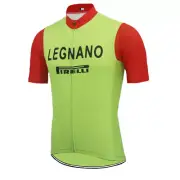 Retro LEGNANO Cycling Jersey mens Cycling Short Sleeve Jersey Bicycle Jersey