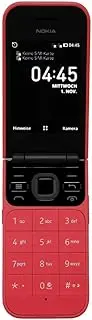 [Nokia] 2720 Flip Dual-SIM 4GB ROM + 515MB RAM Factory Unlocked 4G/LTE Keypad Phone - (Red) - International Version