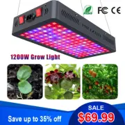 PHLIZON 1200W LED Grow Light Full Spectrum Indoor lamp for Flower Plants growing