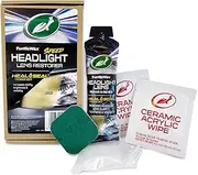 Turtle Wax Car Headlight Restoration Kit, Removes Oxidation and Renews Yellowing Headlights, Includes Polishing Pad, Headlight Lens Repair & Renew Compound and 2 Ceramic Acrylic Sealing Wipes