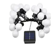 1.5m 10LED Solar Light Outdoor Garland Street G50 Bulb String Light As Christmas Decoration Lamp For Garden Indoor Holiday Lighting