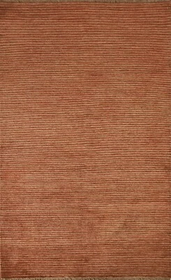 Striped Gabbeh Kashkoli Oriental Area Rug 4x6 Hand-Knotted Wool Carpet