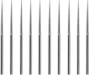 COLIBROX 10Pc 2" Diamond Bead Reamer Set 1/16" X 7/8" for Dremel Rotary Tool1/8"