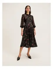 [REVIEW] Posing Roses Shirtdress in Black/Multi