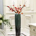 陶瓷落地大號花瓶美式插花客廳擺件中式客廳玄關細高富貴竹瓶