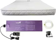 Free Flow Full Wave Waterbed Mattress - Square Waterbed Mattress, Waterbed Set with Soft and Comfortable Mattress Cover for Kids and Adults (Full-54 * 75)