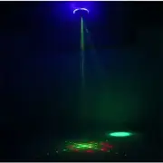 48 Patterns Gobos Sound DJs Laser Lighting Activated Projector Stage Light RGBY