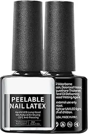 Latex Nail Polish Barrier - Latex Nail Polish Barrier Peel Off | 7ml Latex Tape Peel Off For Nails, Nail Polish Guard For Salon Home, Peel Off Cuticle Guard, Cuticle Protector