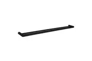 Esperia Matte Black Solid Brass Double Towel Rail 800mm