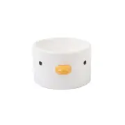 PURROOM Elevated Chick Ceramic Pet Cat Bowl (Straight)