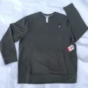 2015 Reebok Fundamental Soft & Stretchy Crew Neck Pull Over, 2XL(Rosin)