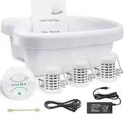 Youngly Ionic Detox Foot Bath Spa Machine Big Footbath Bucket Detox Massage with Basin