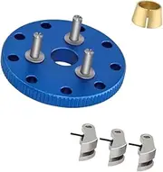 Clutch Kit with Flywheel,Heavy Duty 1/10 Scale Clutch Flywheel Set Replacement,Oil Car Accessories,Performance Upgraded Kit, Blue