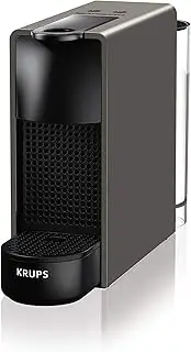 Krups Nespresso Essenza Mini Capsule Coffee Maker, 19-Bar Coffee Machine with 2 Coffee Programmes, Ultra-Compact Size and Auto-Off Function, 1450 W, 0.6 Litres grey