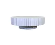 Alicia 100cm Wooden Round Coffee Table - White