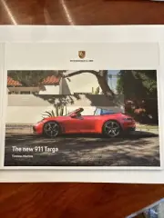 The new 2020 911 Targe timeless machine showroom book